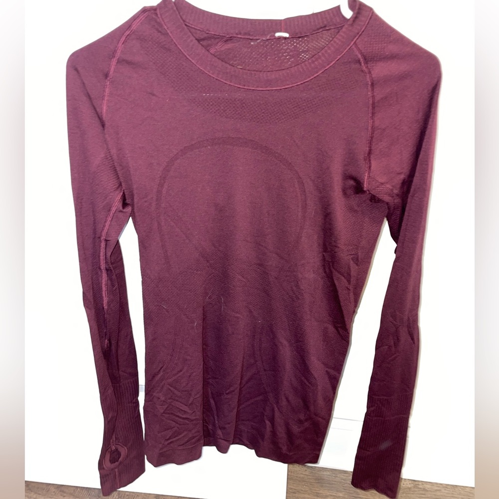 Lululemon swiftly tech long sleeve shirt size 6
